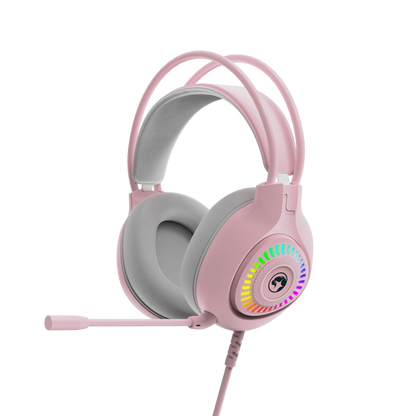 MARVO H8325 RGB PK ŽIČNE SLUŠALKE ROZA BARVE