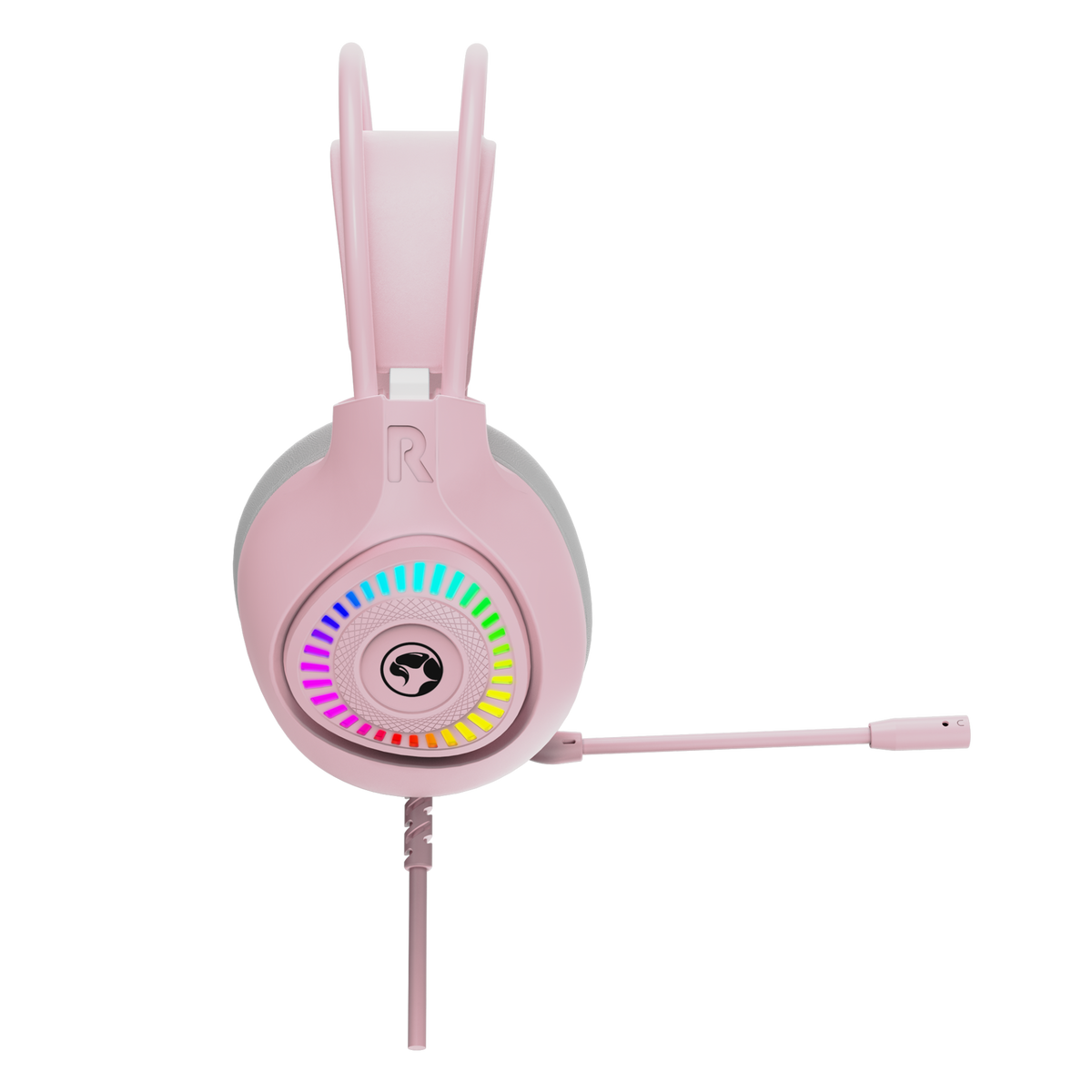 MARVO H8325 RGB PK ŽIČNE SLUŠALKE ROZA BARVE