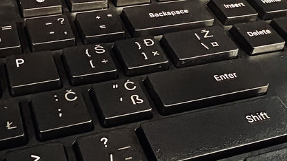 MARVO OFFICE KC411W EN BK BREZŽIČNI KOMPLET TIPKOVNICE IN MIŠKE ČRNE BARVE - SLO/HR LAYOUT