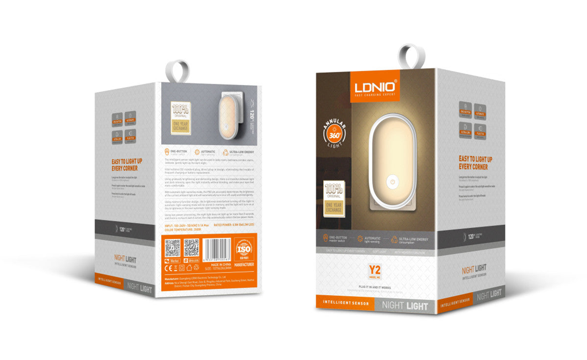 LDNIO SENSOR NIGHT LIGHT Y2 NOČNA LUČKA S SENZORJEM