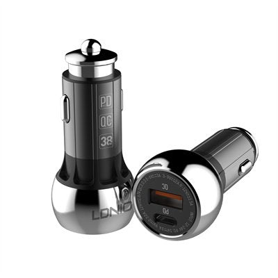 LDNIO CAR CHARGER 2 PORT (1A1C) 36W 5V 3A C1 AVTO POLNILEC
