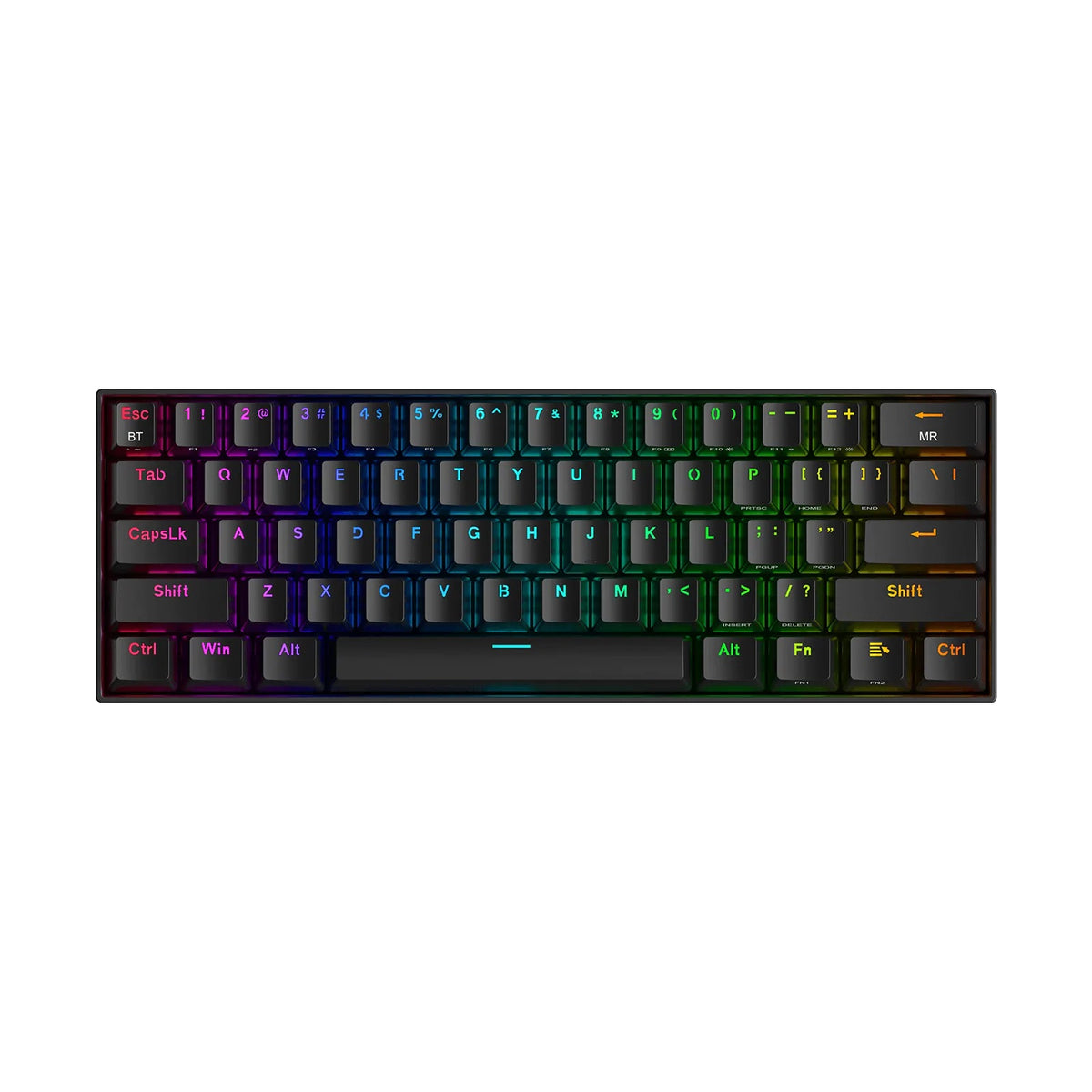 REDRAGON DRACONIC K530RGB PRO BT/ŽIČNA MEHANSKA TIPKOVNICA, RJAVA STIKALA