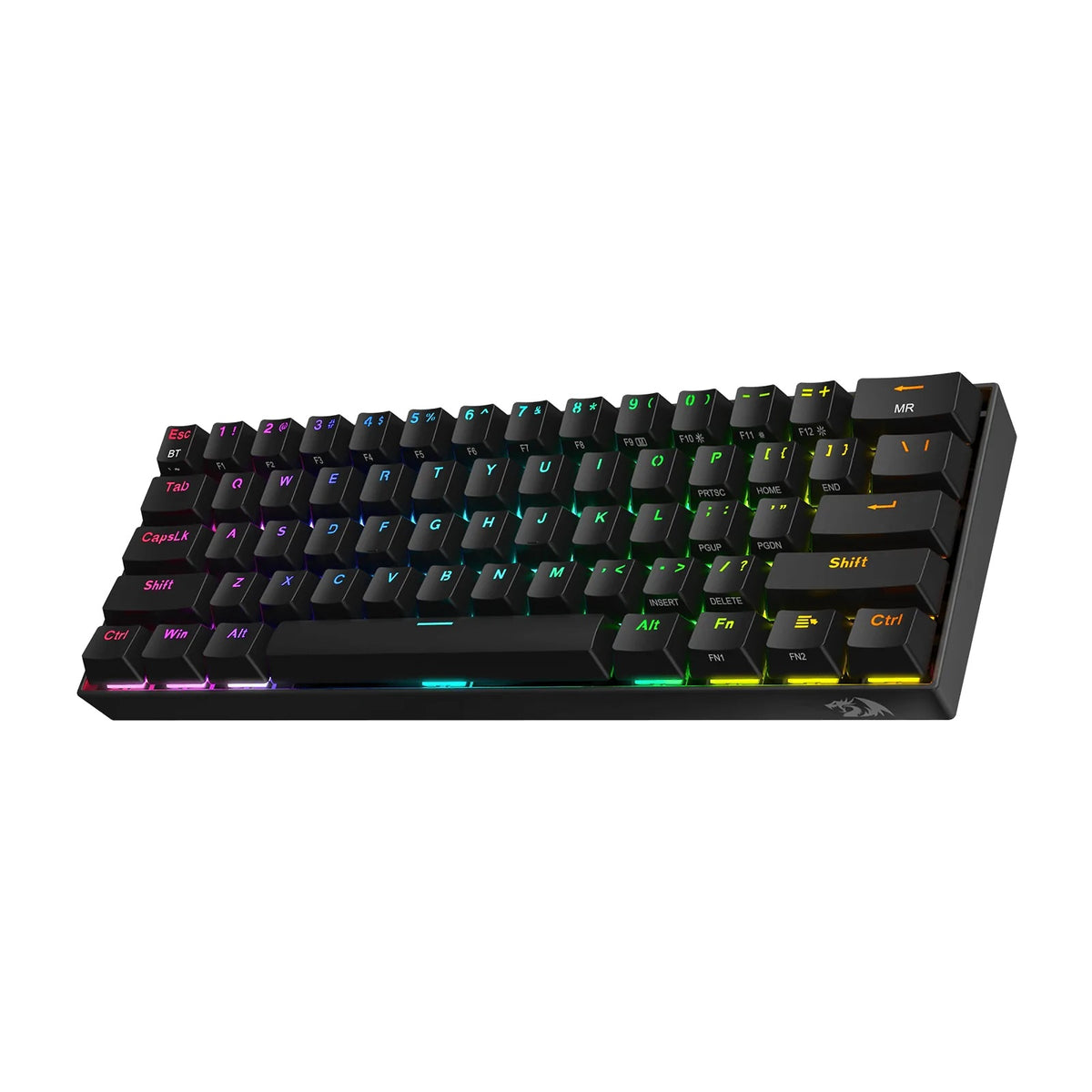 REDRAGON DRACONIC K530RGB PRO BT/ŽIČNA MEHANSKA TIPKOVNICA, RJAVA STIKALA