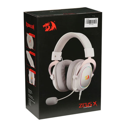 REDRAGON ZEUS-X GAMING SLUŠALKE - BELE