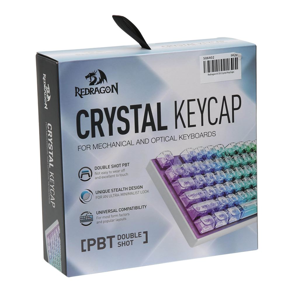 KEYBOARD KEYCAPS - REDRAGON CRYSTAL A135 - 147 kos