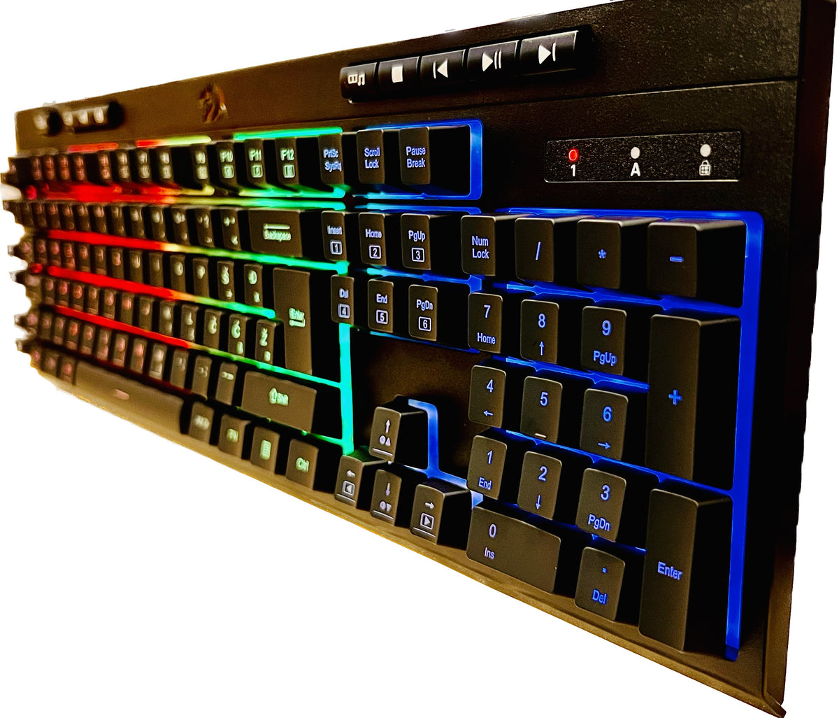 REDRAGON SHIVA K512 RGB TIPKOVNICA SLO/CRO, ČRNA