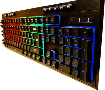 REDRAGON SHIVA K512 RGB TIPKOVNICA SLO/CRO, ČRNA