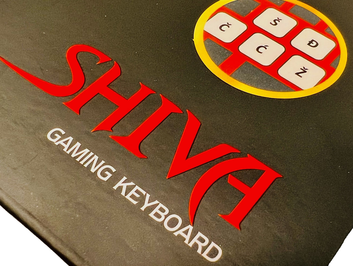 REDRAGON SHIVA K512 RGB TIPKOVNICA SLO/CRO, ČRNA