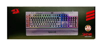 REDRAGON SHIVA K512 RGB TIPKOVNICA SLO/CRO, ČRNA