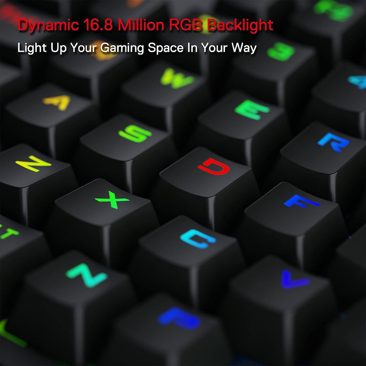 REDRAGON DITI ELITE K585RGB-KS BREZŽIČNA MEHANSKA TIPKOVNICA - RJAVA STIKALA
