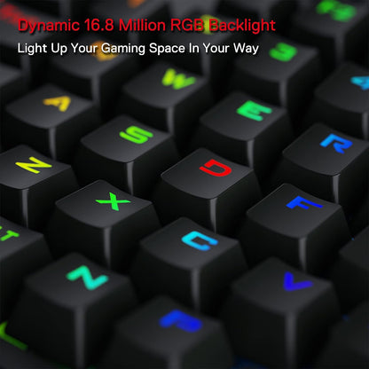 REDRAGON DITI ELITE K585RGB-KS BREZŽIČNA MEHANSKA TIPKOVNICA - RJAVA STIKALA