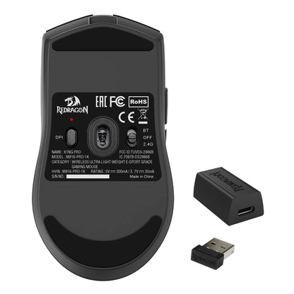 REDRAGON K1NG PRO M916-PRO-1K BREZŽIČNA MIŠKA ČRNE BARVE