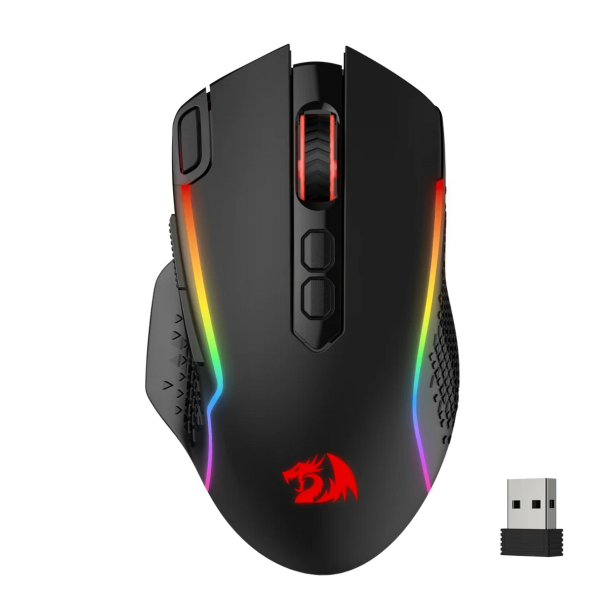 REDRAGON TAIPAN MAX M810 RGB ŽIČNA/2.4G/BT MIŠKA - ČRNA
