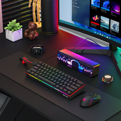 REDRAGON FIZZ MAGNETIC PLUS K617RGB-MP ŽIČNA TIPKOVNICA