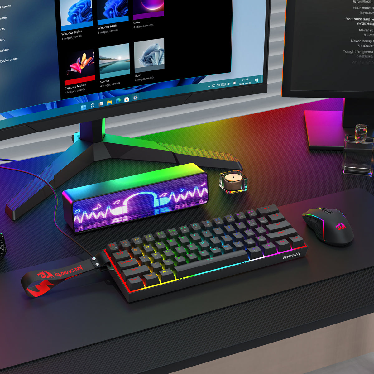 REDRAGON FIZZ MAGNETIC PLUS K617RGB-MP ŽIČNA TIPKOVNICA