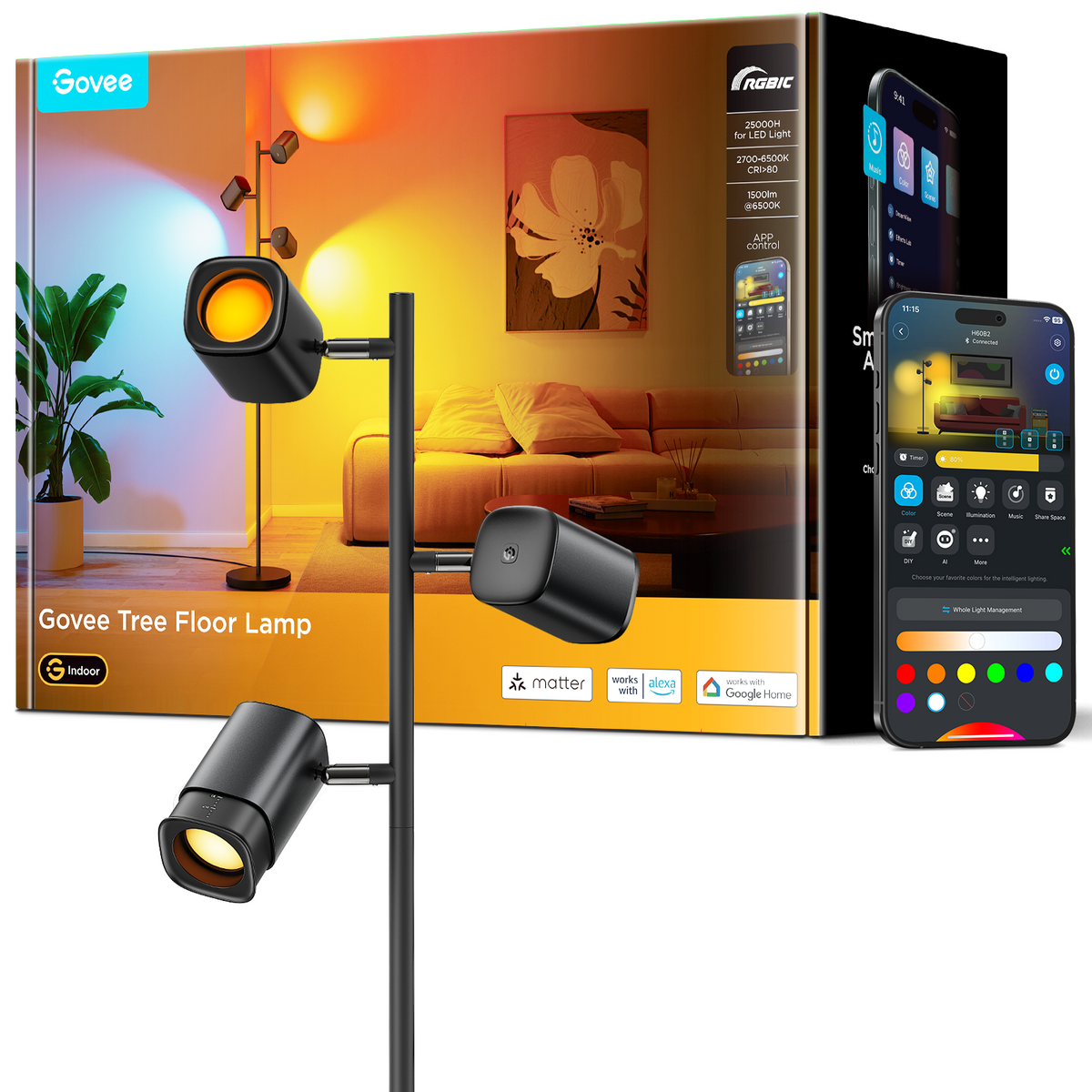 GOVEE Tree Floor Lamp