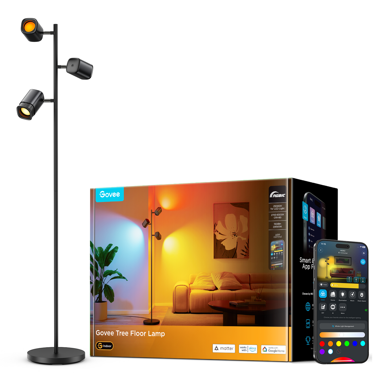 GOVEE Tree Floor Lamp