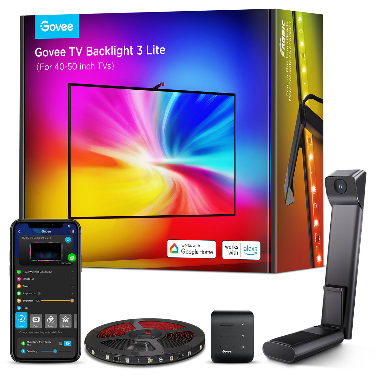 GOVEE Envisual TV Backlight 3 Lite 40-50