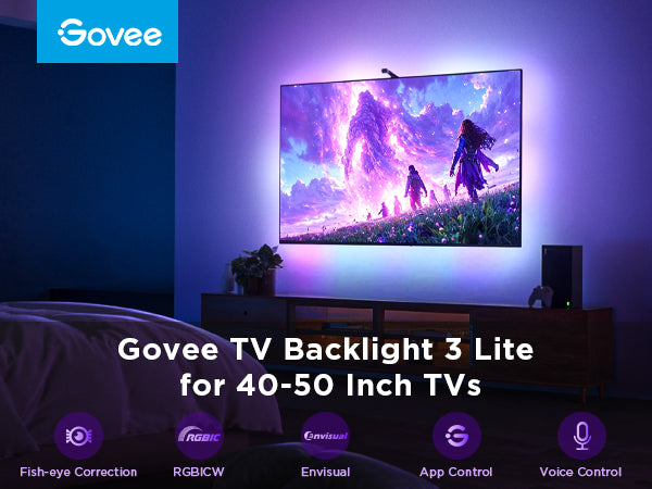GOVEE Envisual TV Backlight 3 Lite 40-50