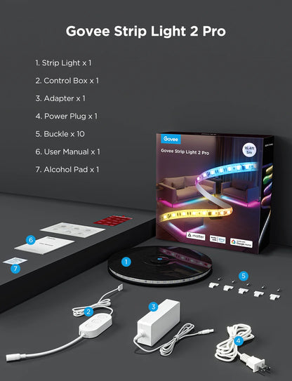 GOVEE RGBWW LED Strip Light 2 Pro 5m