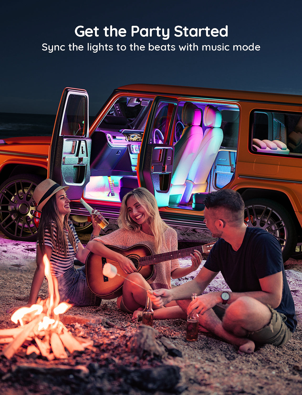 GOVEE Interior Car LED Strip Lights