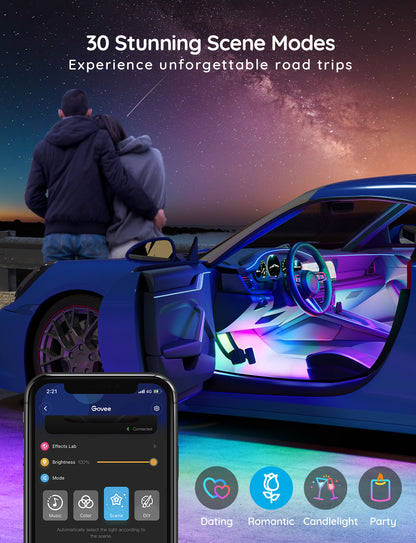 GOVEE Interior Car LED Strip Lights