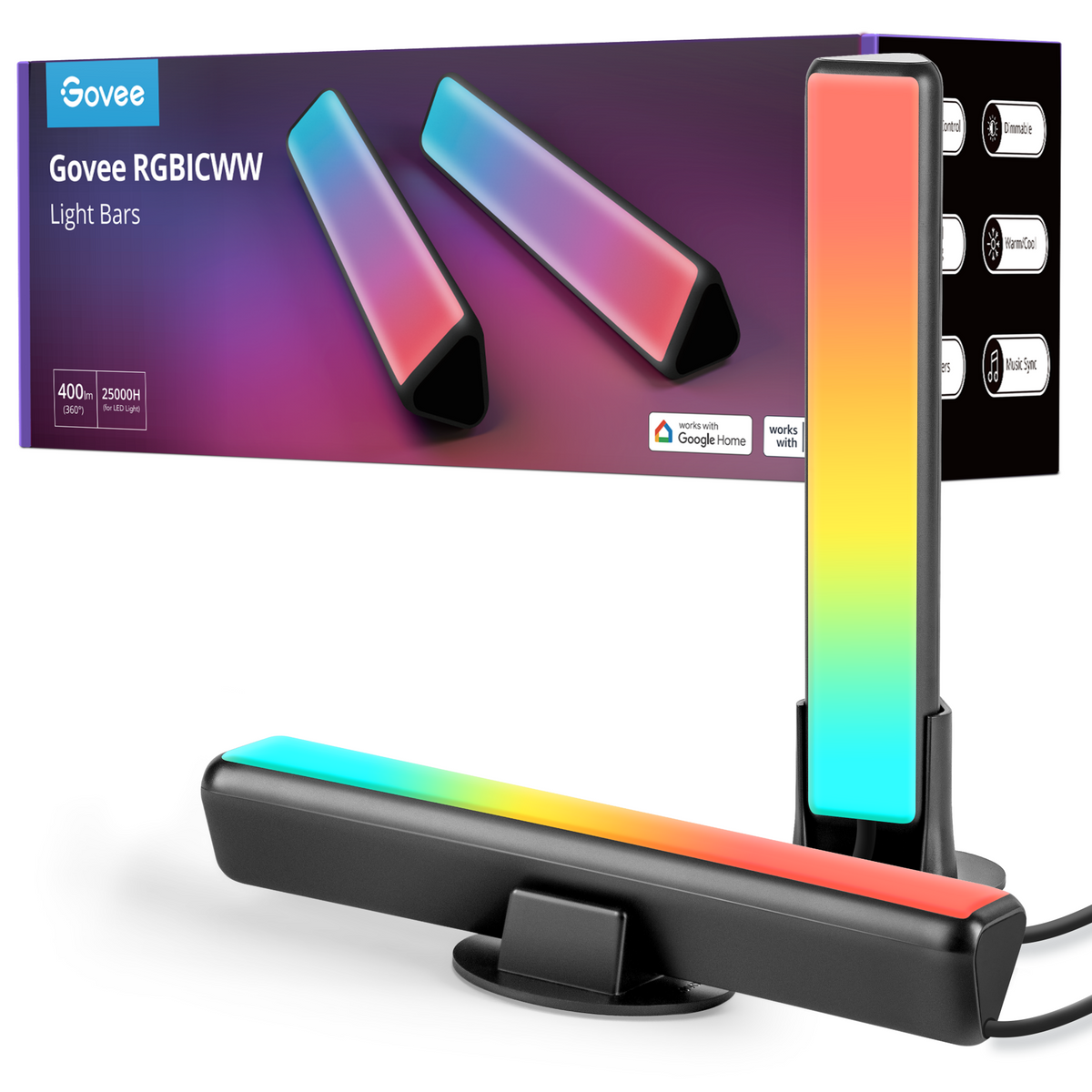GOVEE RGBICWW Flow Plus Light Bars