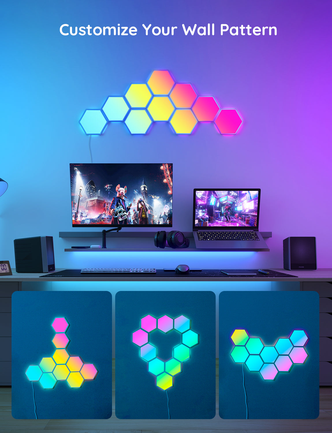 GOVEE Glide Hexa Light Panels 10 Pack