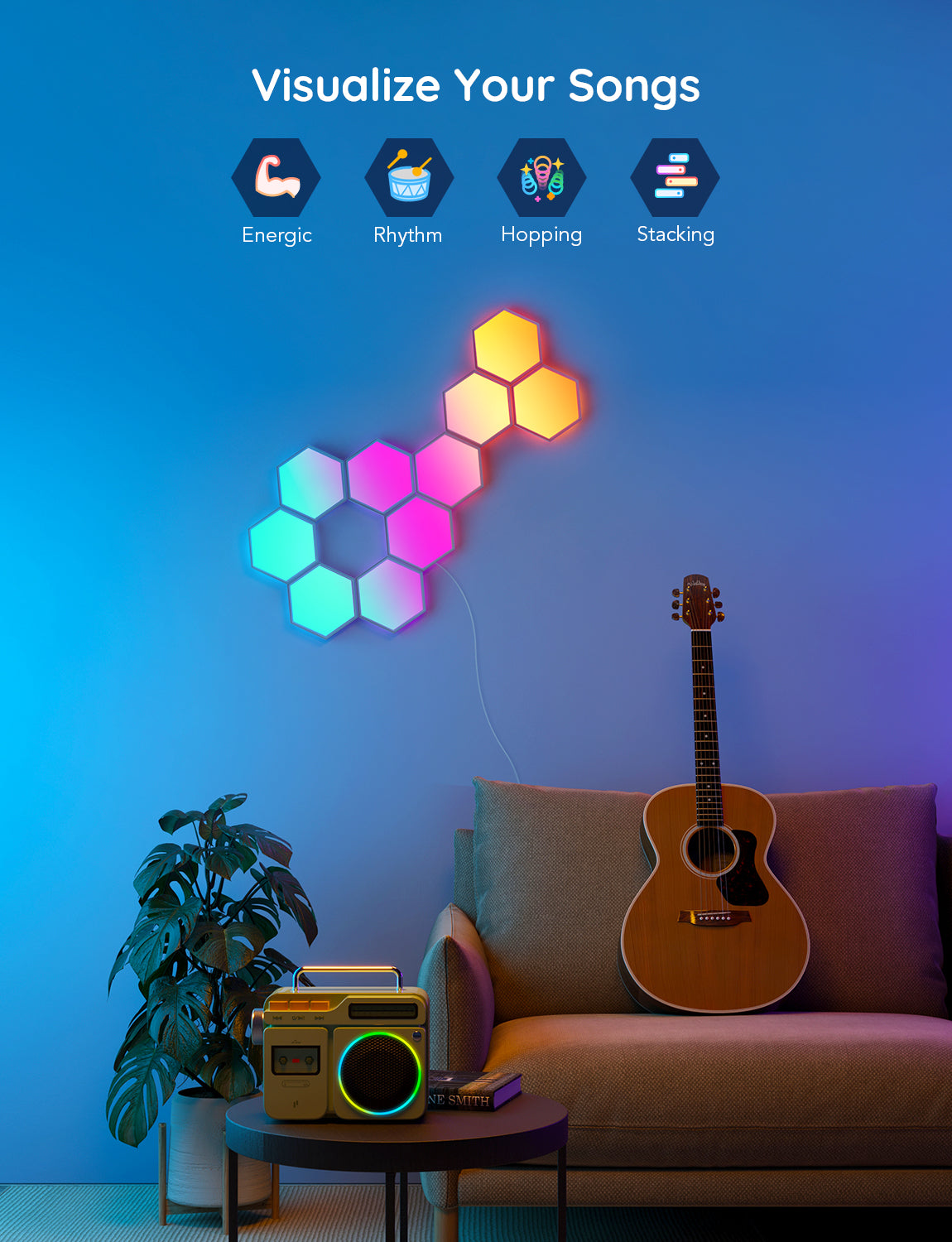 GOVEE Glide Hexa Light Panels 10 Pack