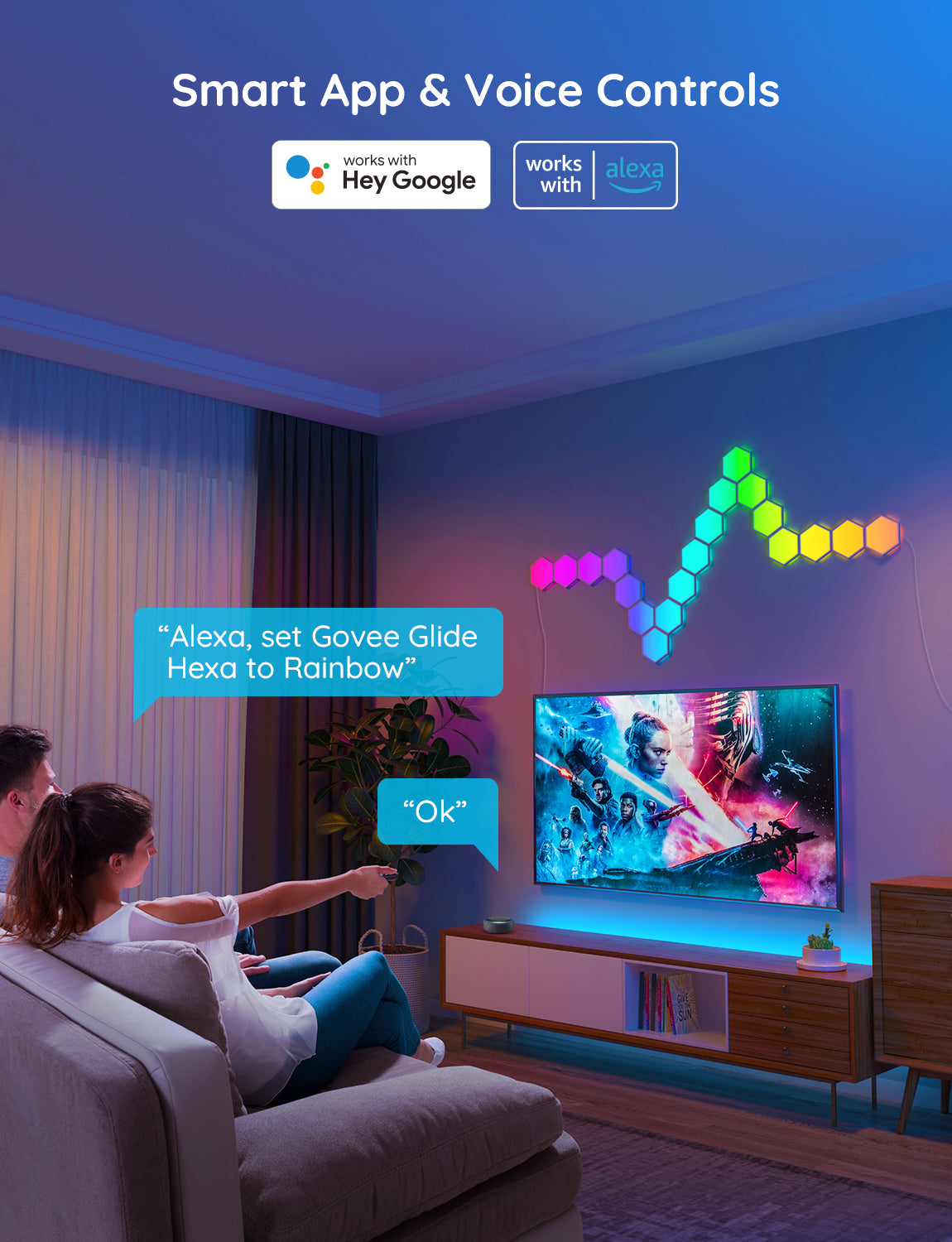 GOVEE Glide Hexa Light Panels 10 Pack