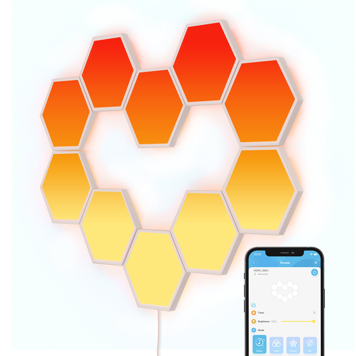 GOVEE Glide Hexa Light Panels 10 Pack