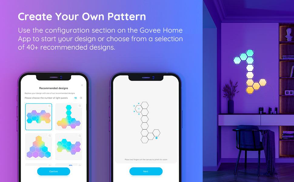 GOVEE Glide Hexa Light Panels 10 Pack