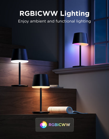 GOVEE TABLE LAMP WITH BATTERY