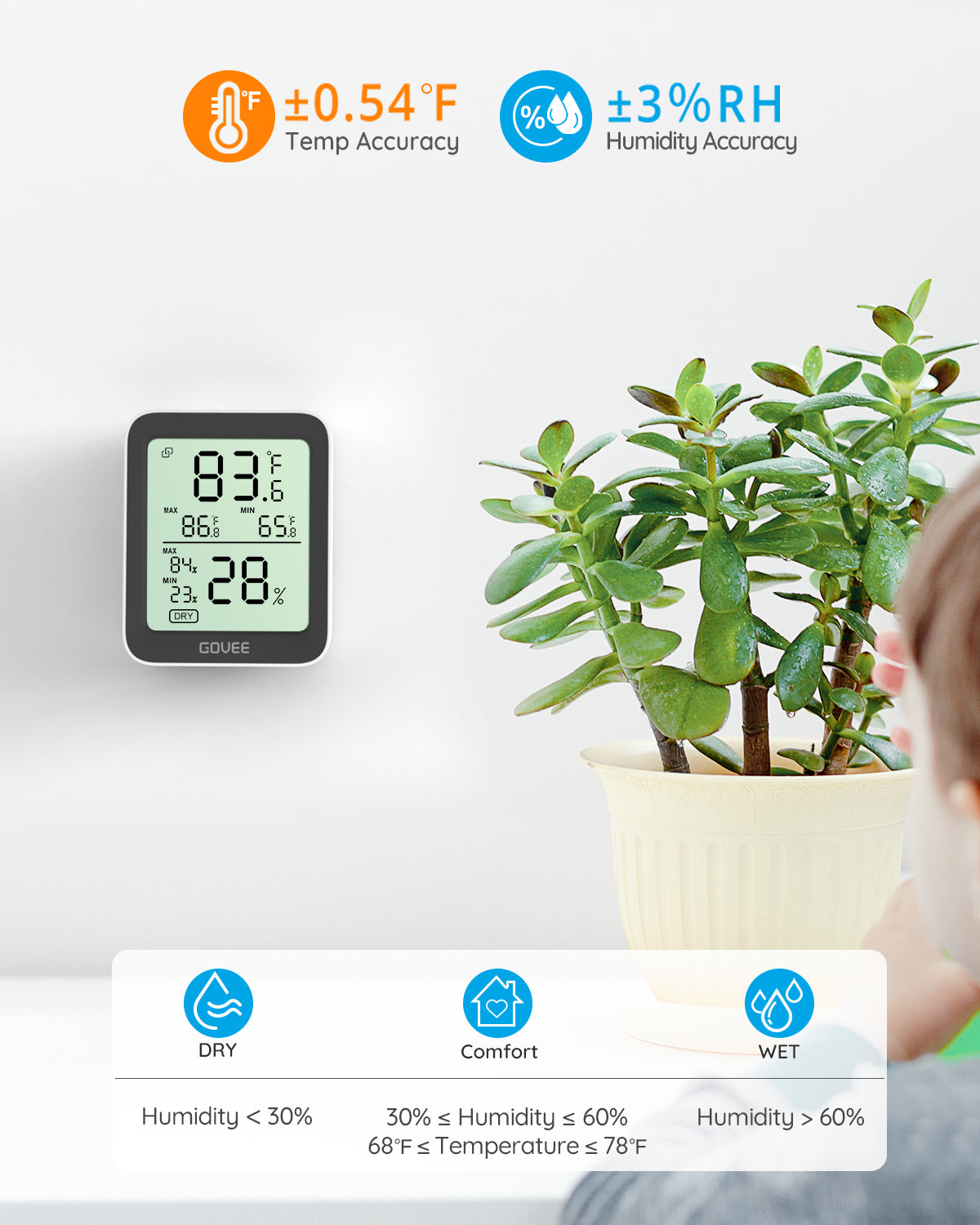 GOVEE Bluetooth Hygrometer Thermometer