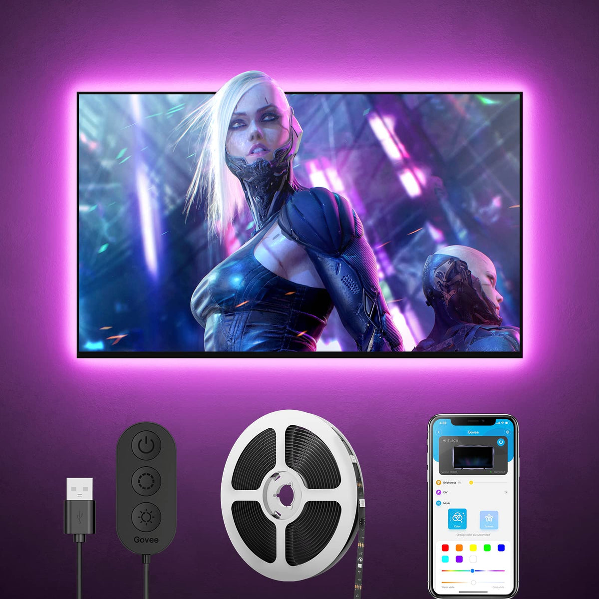 GOVEE RGB LED TV Backlight 46-60