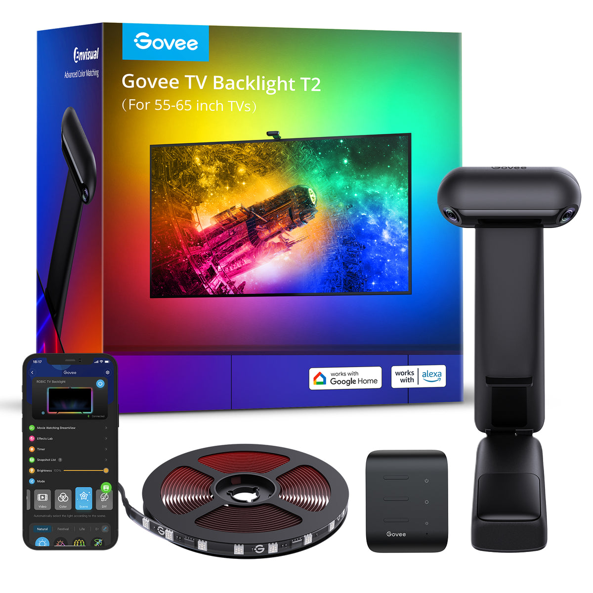 GOVEE Envisual TV Backlight T2 55-65