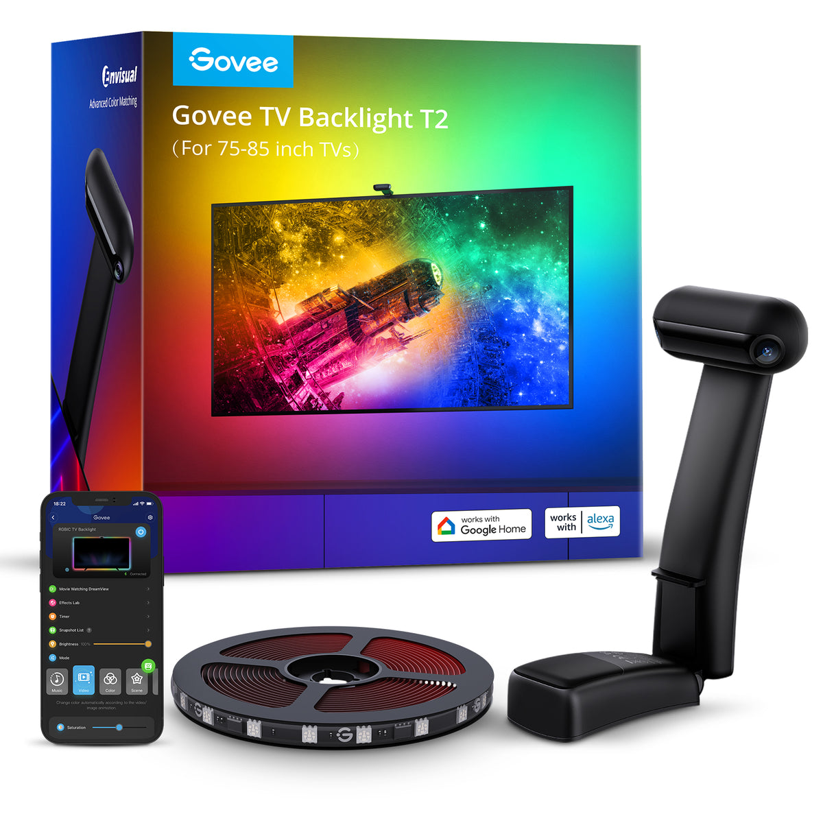 GOVEE Envisual TV Backlight T2 55-65