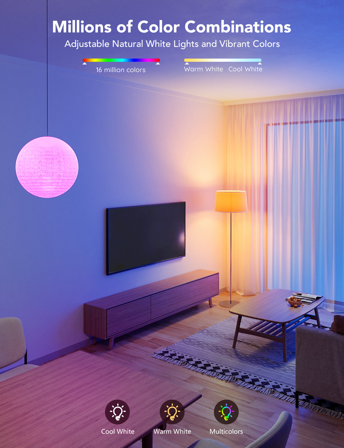 GOVEE RGBWW Smart LED Bulb E27 1200LM