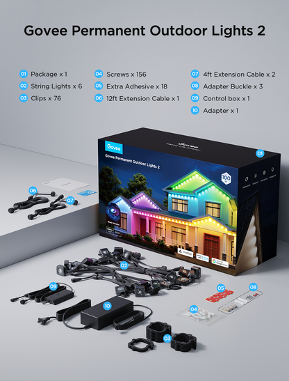 GOVEE Permanent Outdoor Lights 2