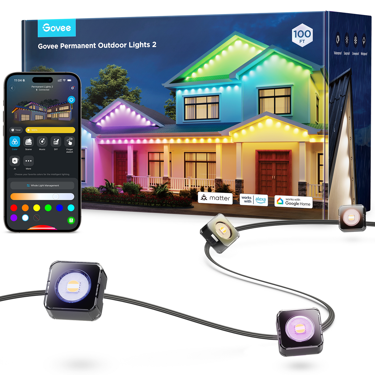 GOVEE Permanent Outdoor Lights 2