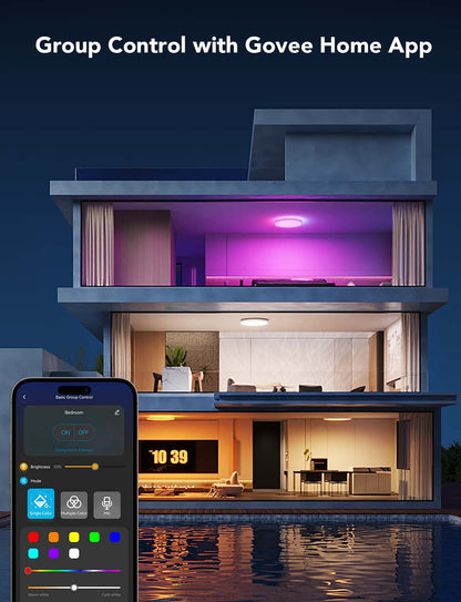 GOVEE RGBWW + RGBIC Smart Ceiling Light 30cm