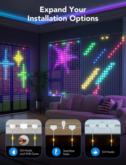 GOVEE Curtain Lights 1,5 x 2m