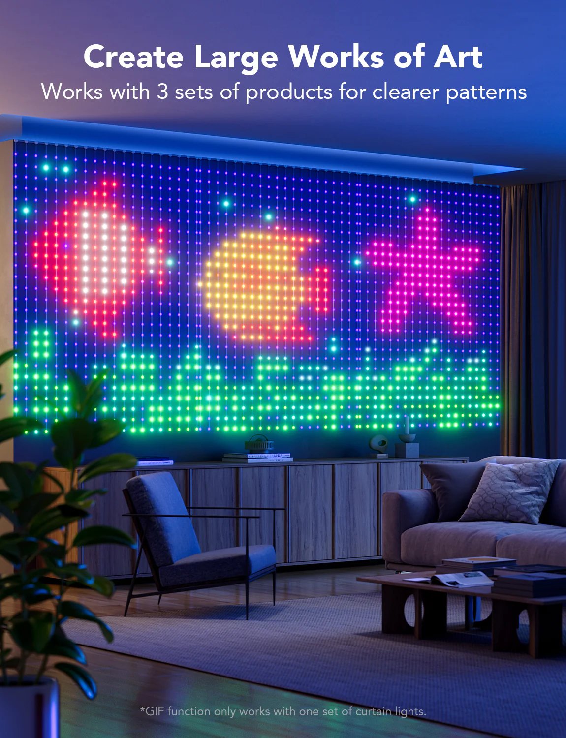 GOVEE Curtain Lights 1,5 x 2m