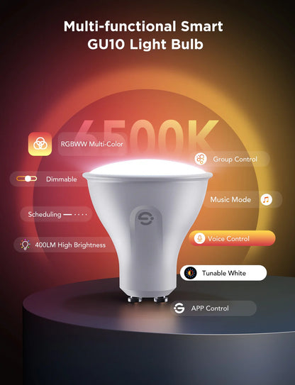 GOVEE RGBWW Smart LED Bulb GU10 400LM 2 Pack