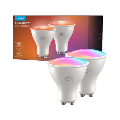 GOVEE RGBWW Smart LED Bulb GU10 400LM 2 Pack