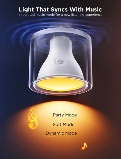 GOVEE RGBWW Smart LED Bulb GU10 400LM 2 Pack