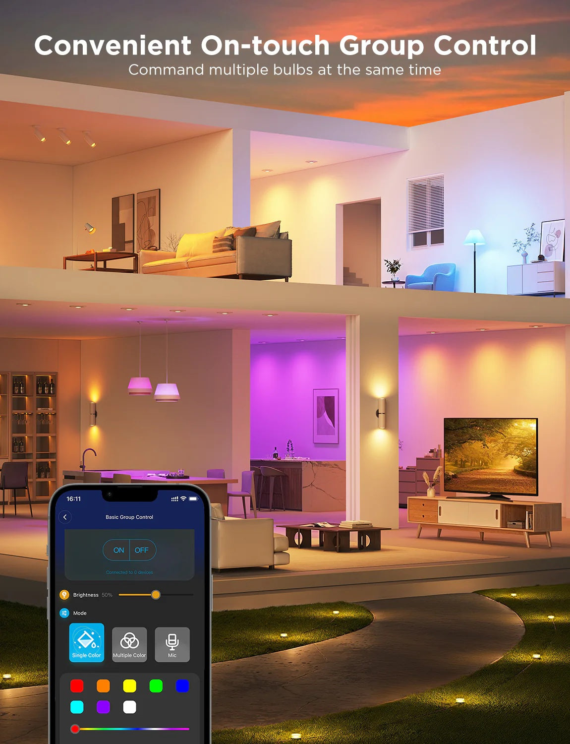 GOVEE RGBWW Smart LED Bulb GU10 400LM 2 Pack