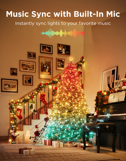 GOVEE Christmas Sparkle String Lights 20m
