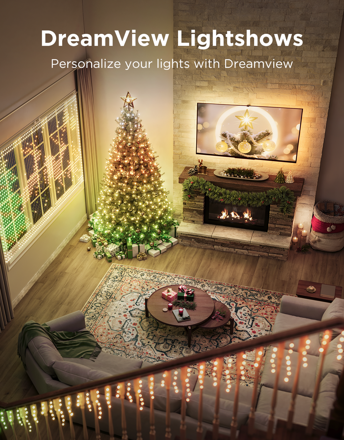 GOVEE Christmas Sparkle String Lights 20m
