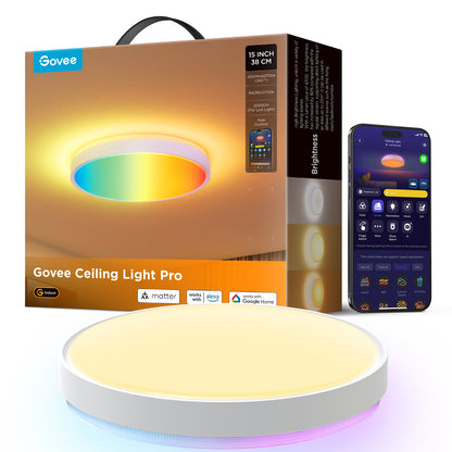 GOVEE RGBWW + RGBIC Smart Ceiling Light 38cm